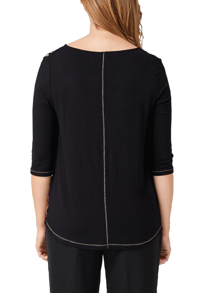 T-Shirt mit 3/4-Arm