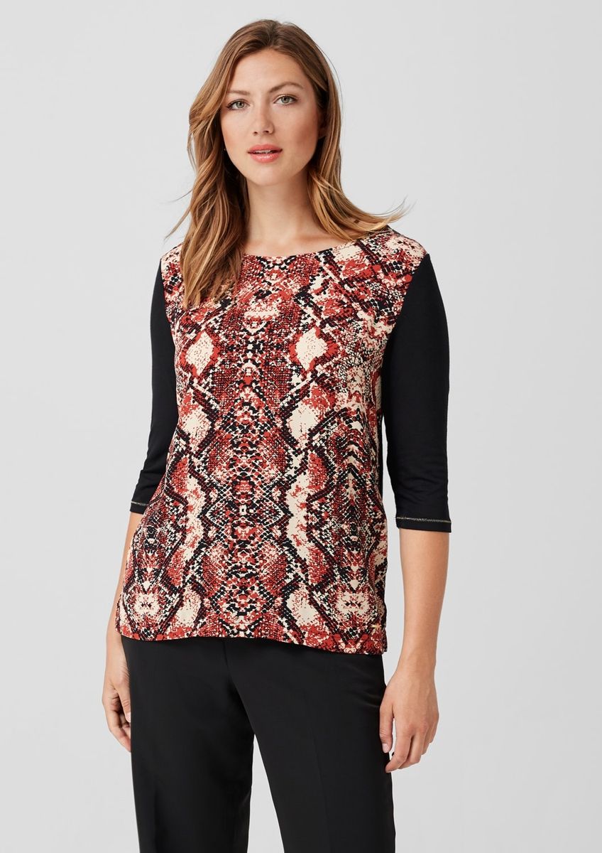 T-Shirt mit 3/4-Arm