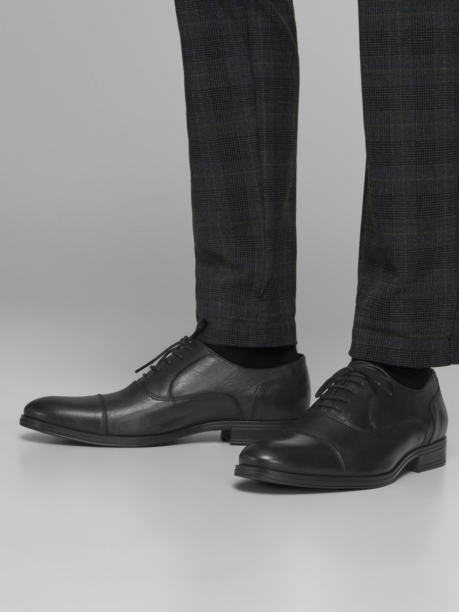 JFWDONALD LEATHER ANTHRACITE NOOS