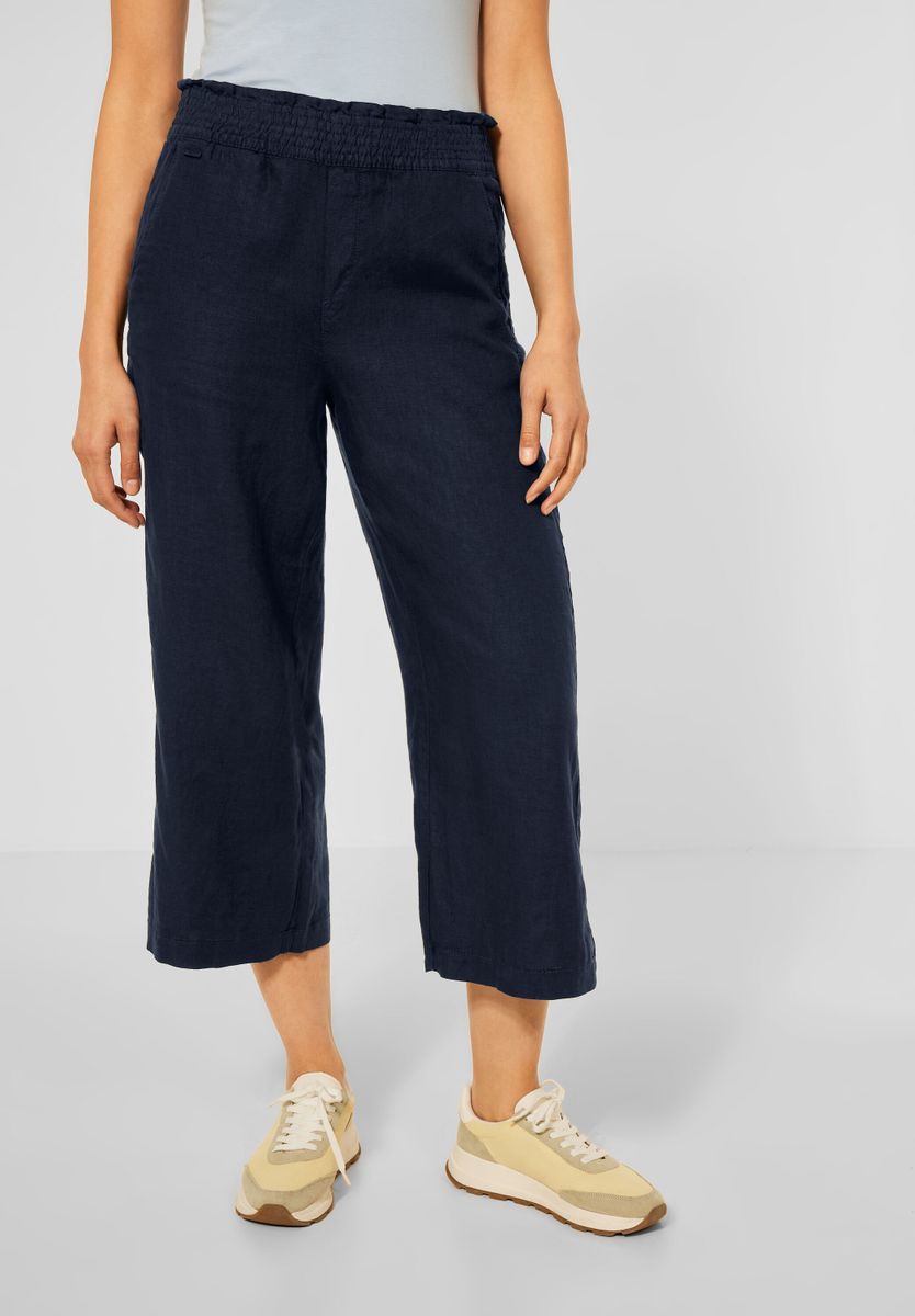 Loose Fit Leinenhose