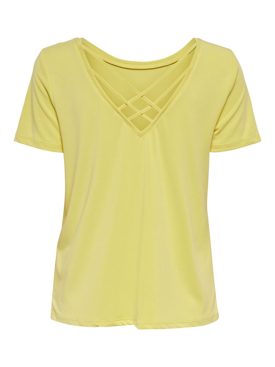 ONLFREE LIFE S/S CROSS BACK TOP JRS