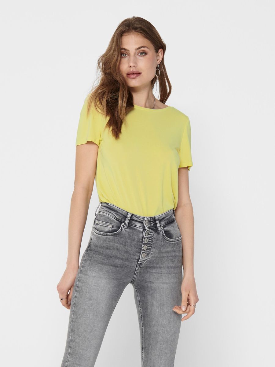 ONLFREE LIFE S/S CROSS BACK TOP JRS