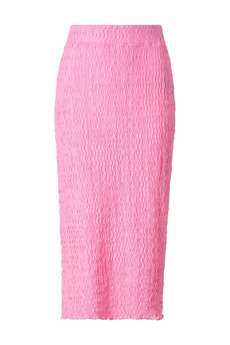 Crinkled pencil skirt