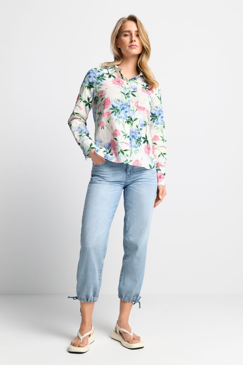 printed blouse sustainable