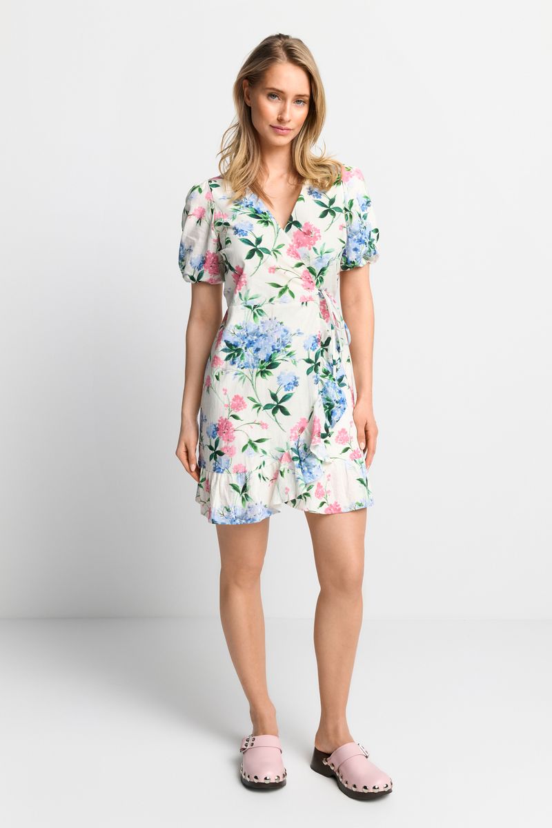 printed midi dress sustainable