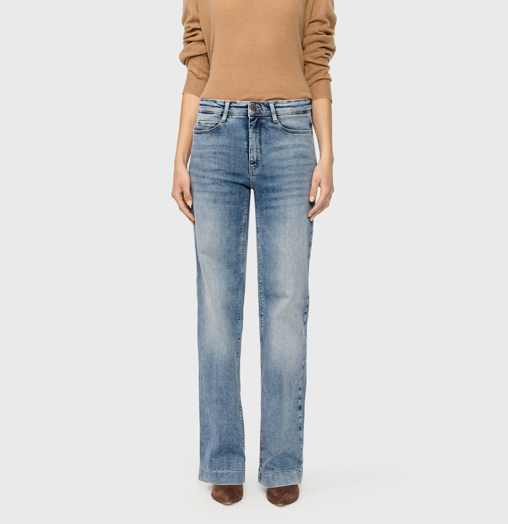 MAC Jeans Dream Wide Authentic Blau – Ansicht 2
