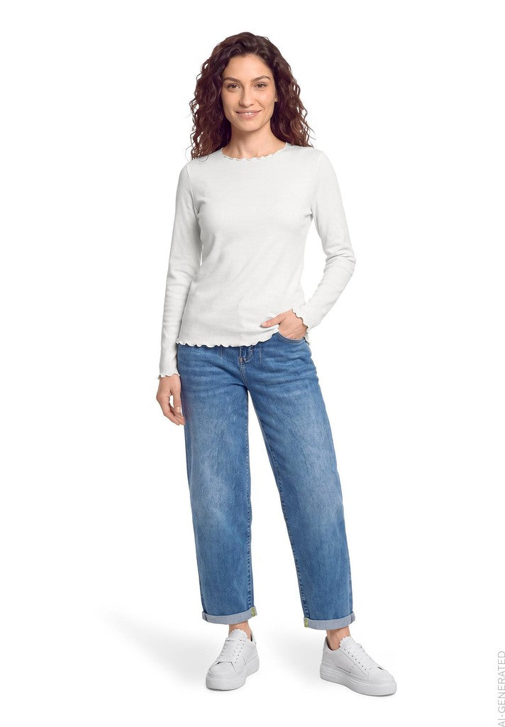 Cartoon Jeans Used Dark Blue Denim Navy – Ansicht 3