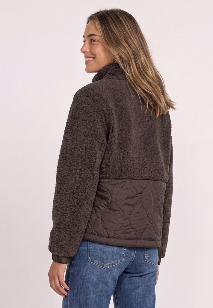 Street One Jacke mit Softshelldetails Plummy Brown Braun – Ansicht 4