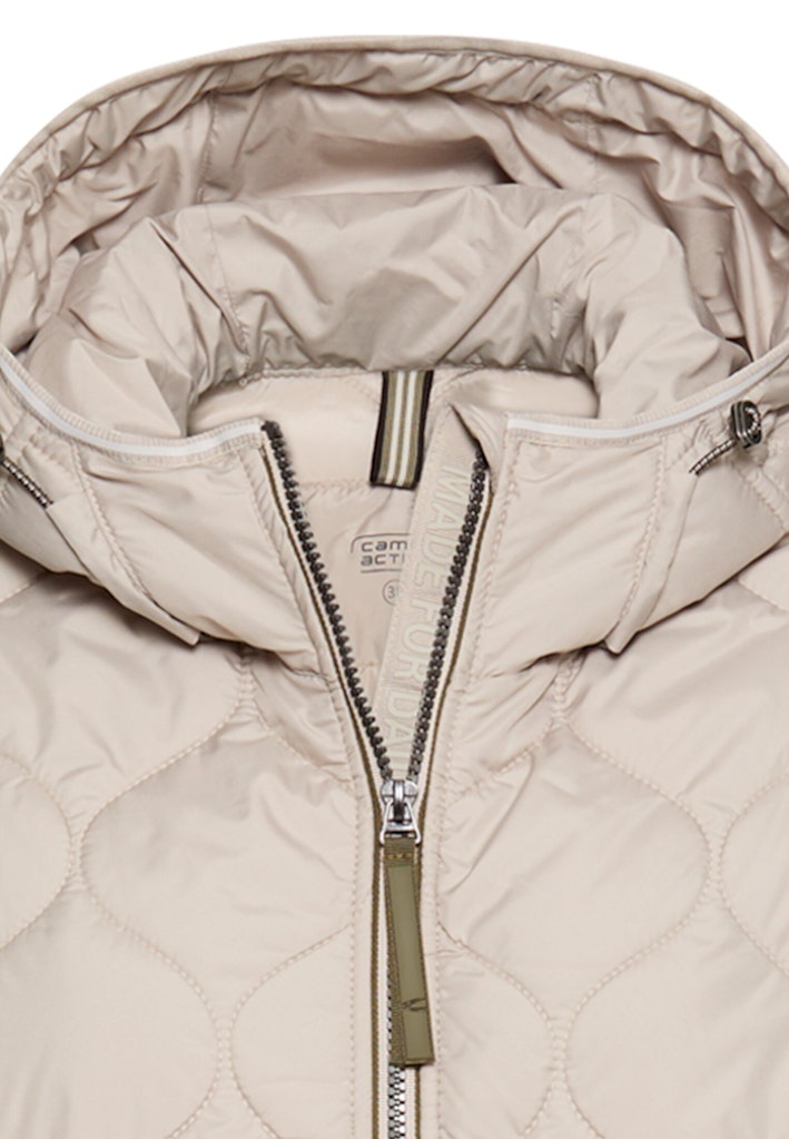 camel active Mantel Winddichter mit Übergroßer Stone Beige – Ansicht 3