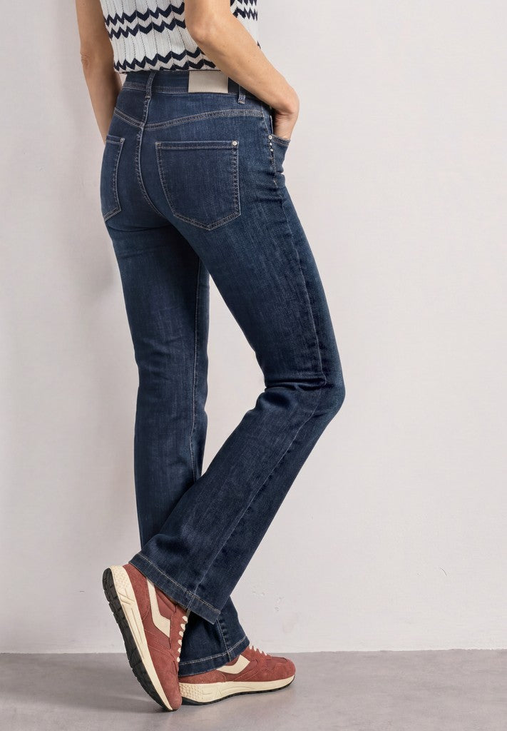 Street One Jeans Style Blaire Bootcut,hw,dar Dark Blue Washed Navy – Ansicht 4