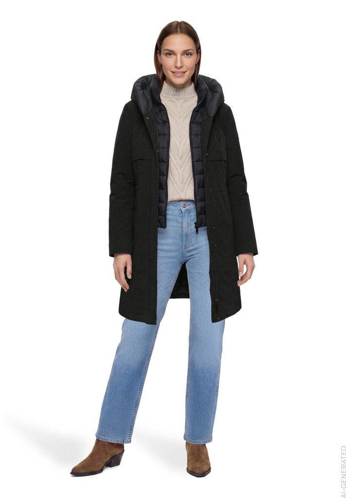 Betty Barclay Jacke Watte Schwarz – Ansicht 3