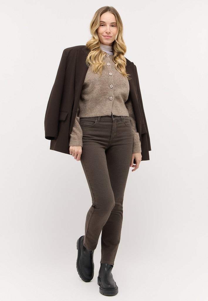 Angels Slim Fit Jeans Cici Chocolate Used Braun – Ansicht 3