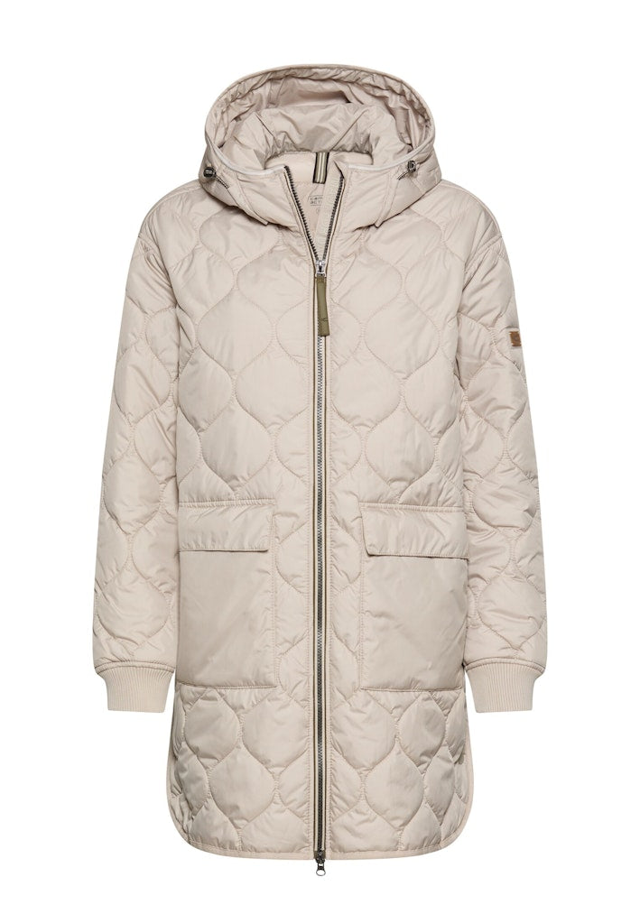 camel active Mantel Winddichter mit Übergroßer Stone Beige – Ansicht 2