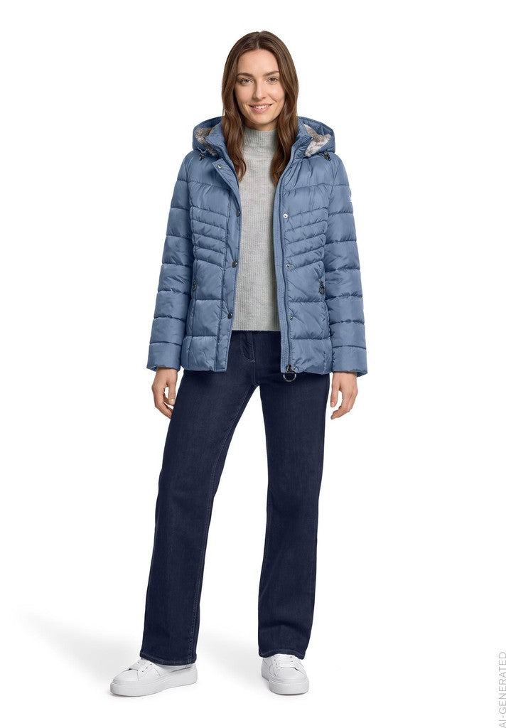 Betty Barclay Jacke Watte Outdoorjacke Grau – Ansicht 3