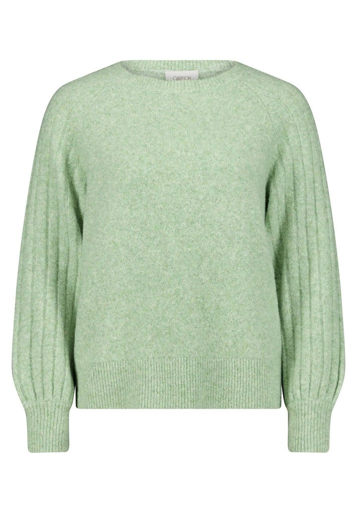 Cartoon Pullover Grün