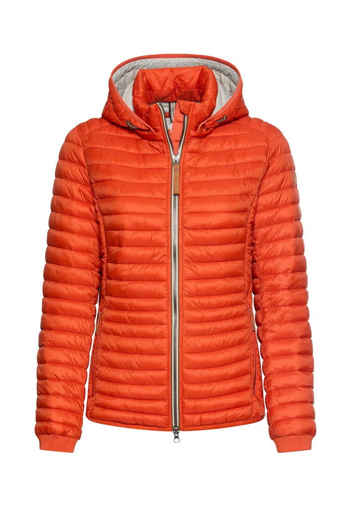 camel active Jacke Winddichte mit seitlichem Pumpkin Rot