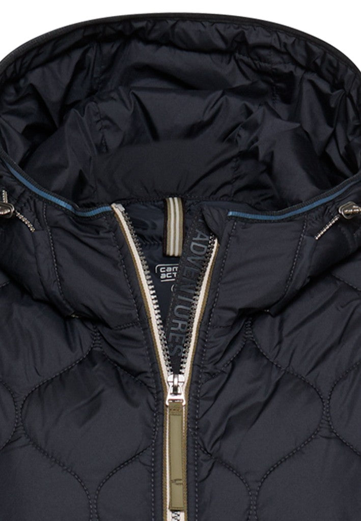 camel active Mantel Winddichter mit Übergroßer Navy – Ansicht 3