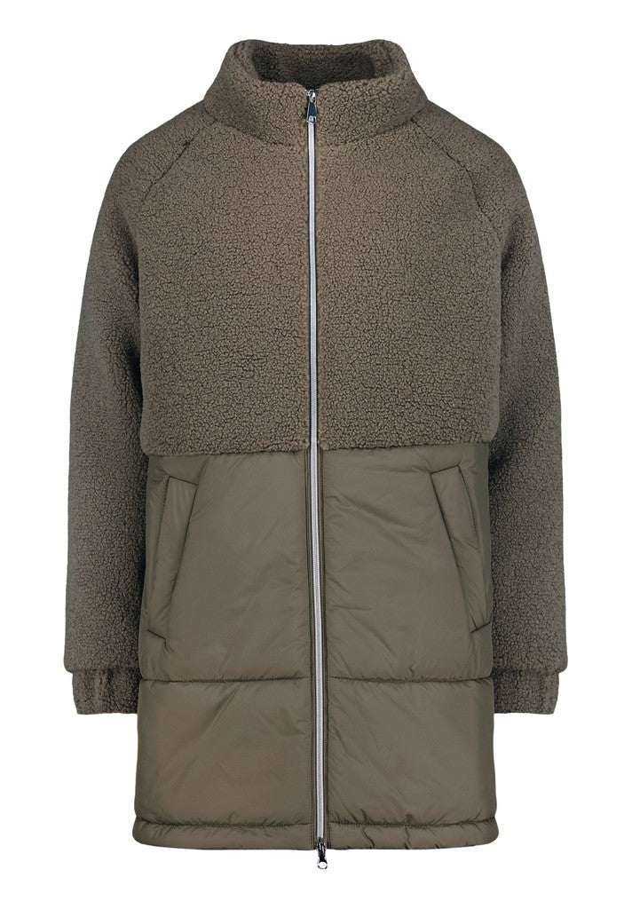 Cartoon Jacke Watte Kuscheljacke Braun
