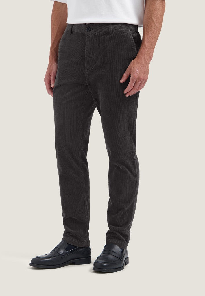 DSTREZZED Hose Logan Wide Rib Dk. Brown Braun – Ansicht 3