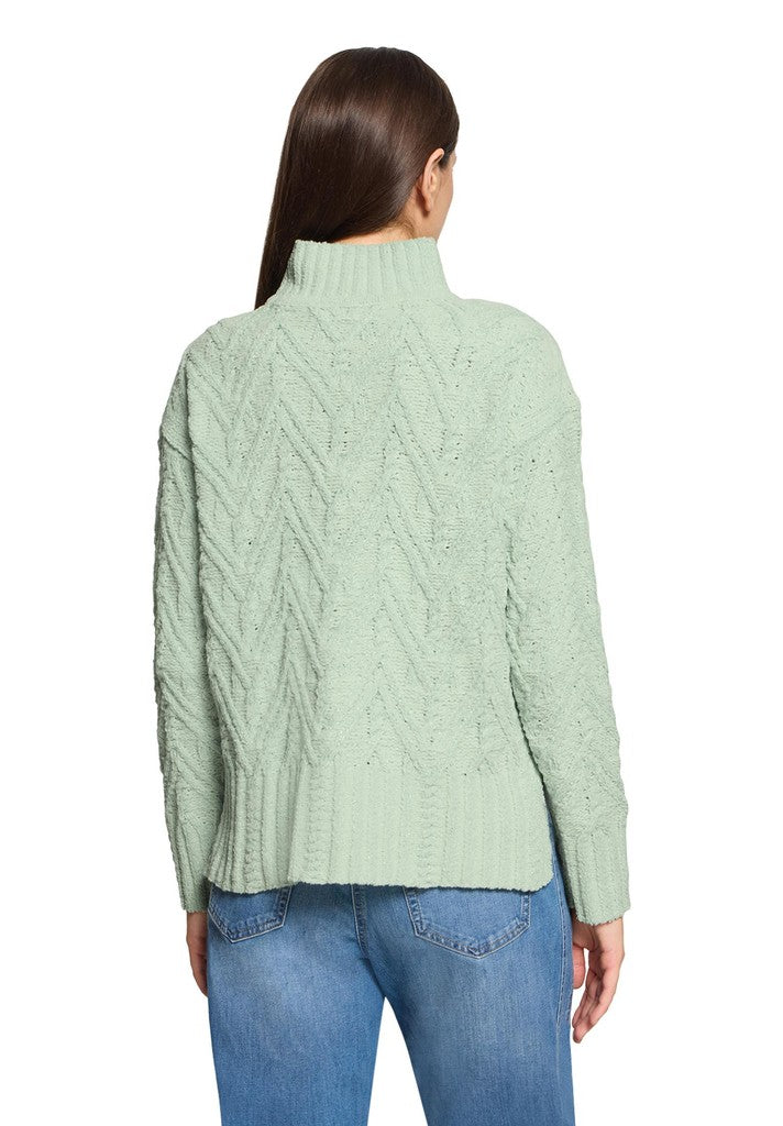 Socosy Strickpullover Silt Green Grün – Ansicht 4