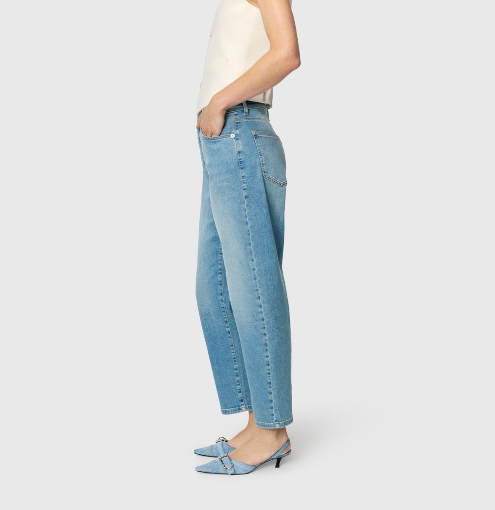 MAC Relaxed Fit Jeans Danni Light authentic Scissor Blue Used Blau – Ansicht 4