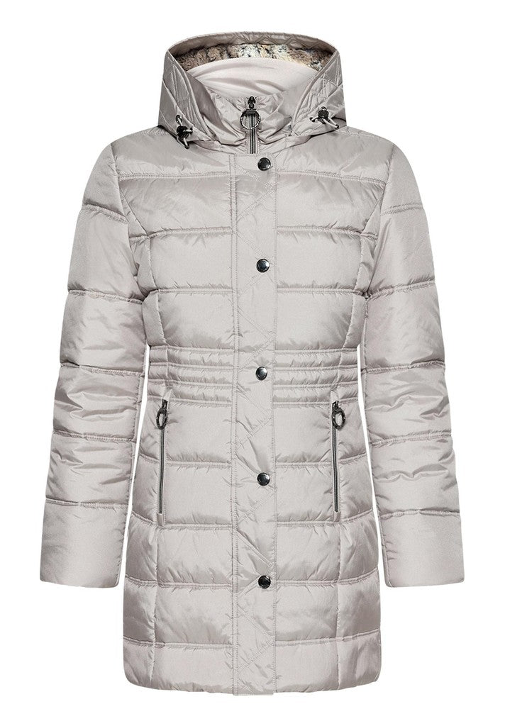 Betty Barclay Jacke Watte Silver Cloud Metallic