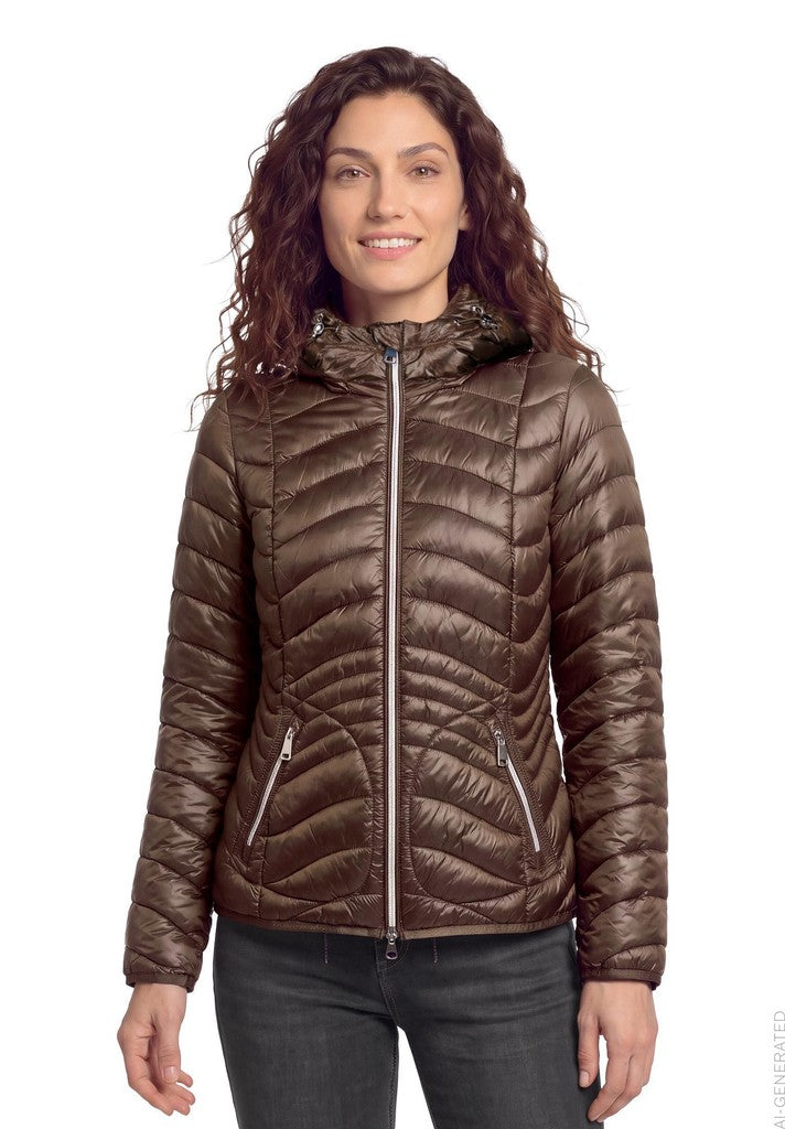 Cartoon Jacke Braun