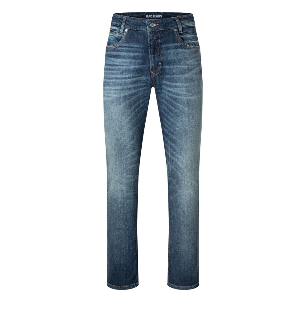 MAC Jeans Arne Pipe Workout Original Blue Extrem Wash Blau – Ansicht 2