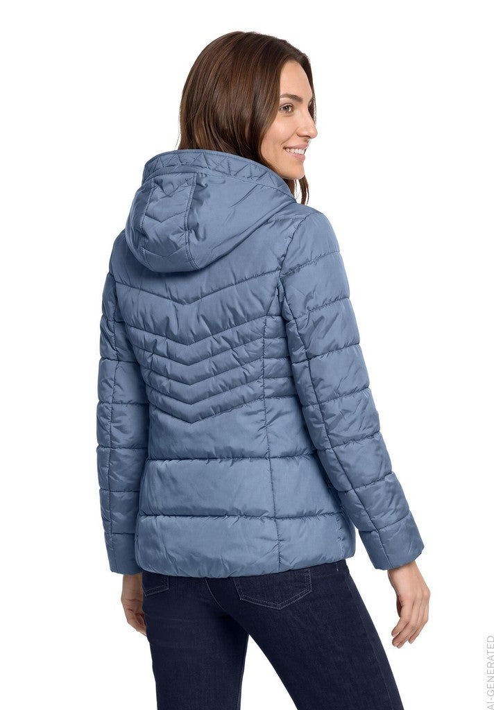 Betty Barclay Jacke Watte Outdoorjacke Grau – Ansicht 4