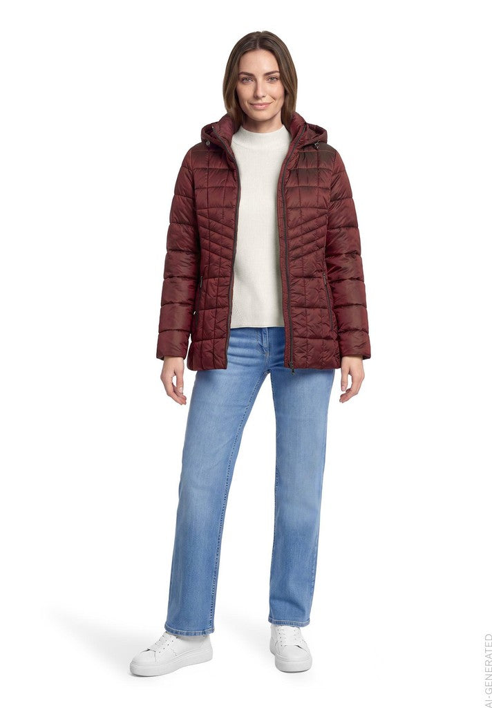 Betty Barclay Jacke Watte Dunkelrot – Ansicht 3