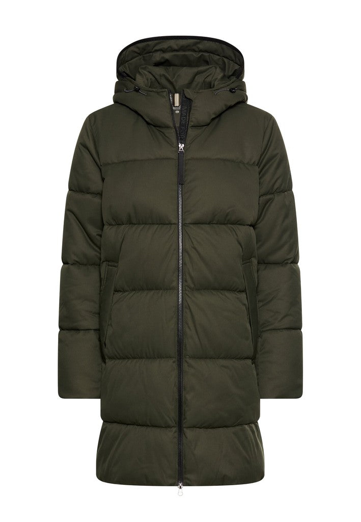 camel active Mantel Wasserabweisender Parka Forest Grün