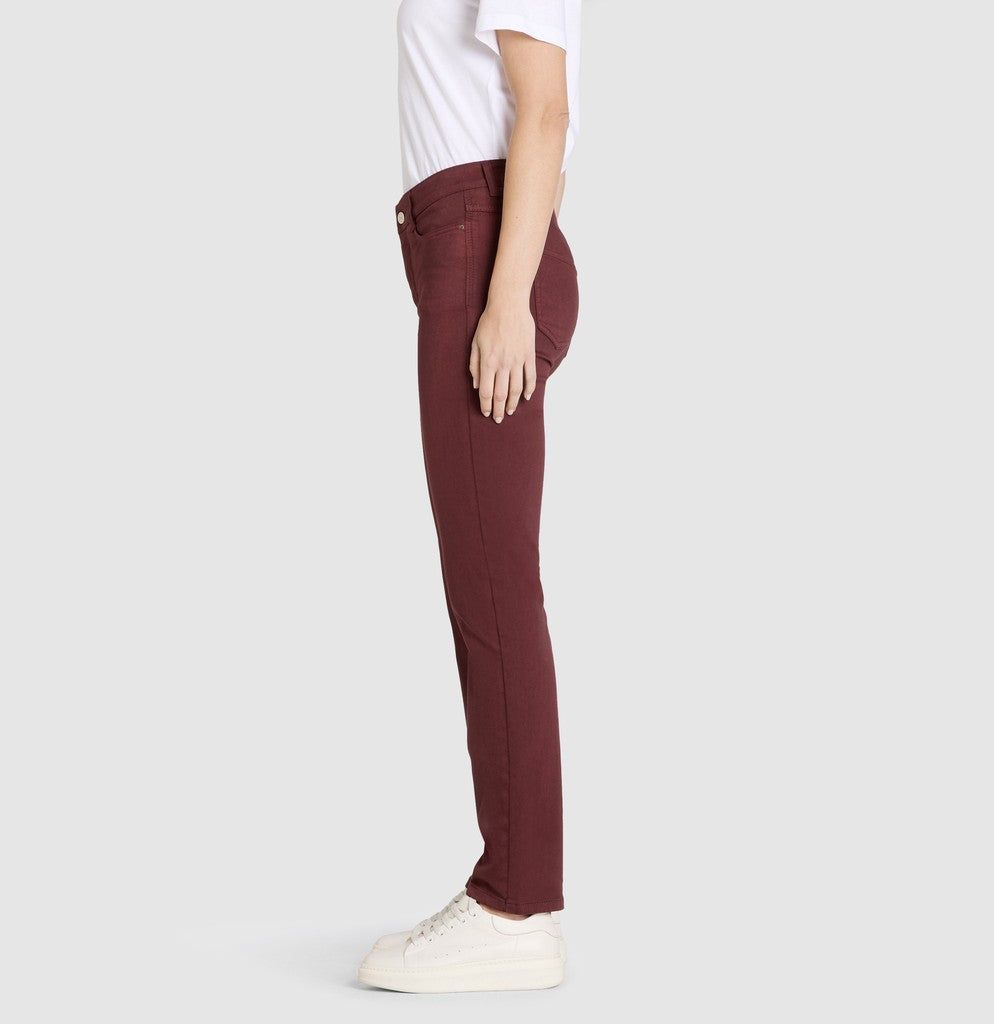 MAC Straight Leg Jeans Dream denim Rot Bordeaux