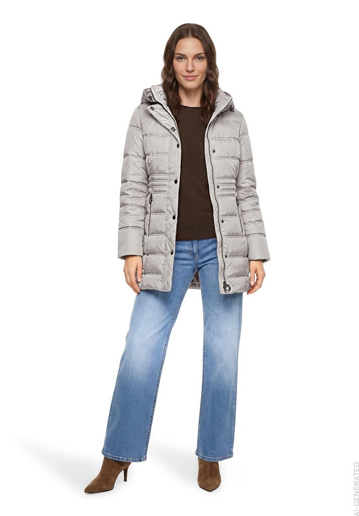 Betty Barclay Jacke Watte Silver Cloud Metallic – Ansicht 3