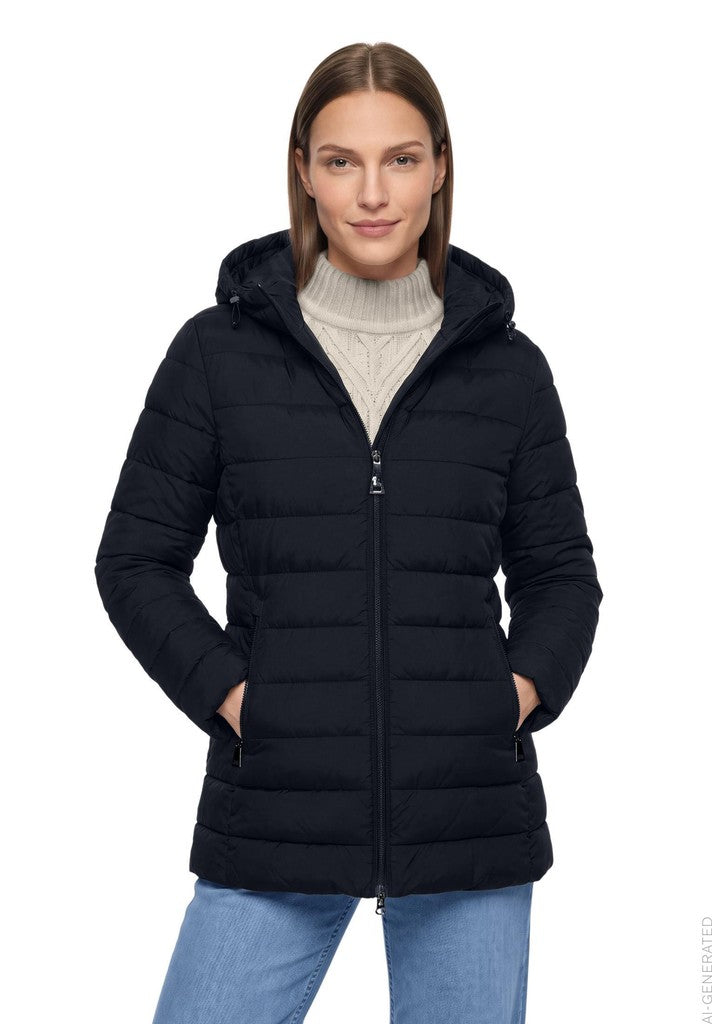 Betty Barclay Jacke Watte Dunkelblau Navy – Ansicht 2