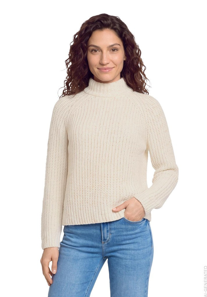 Cartoon Pullover Mehrfarbig