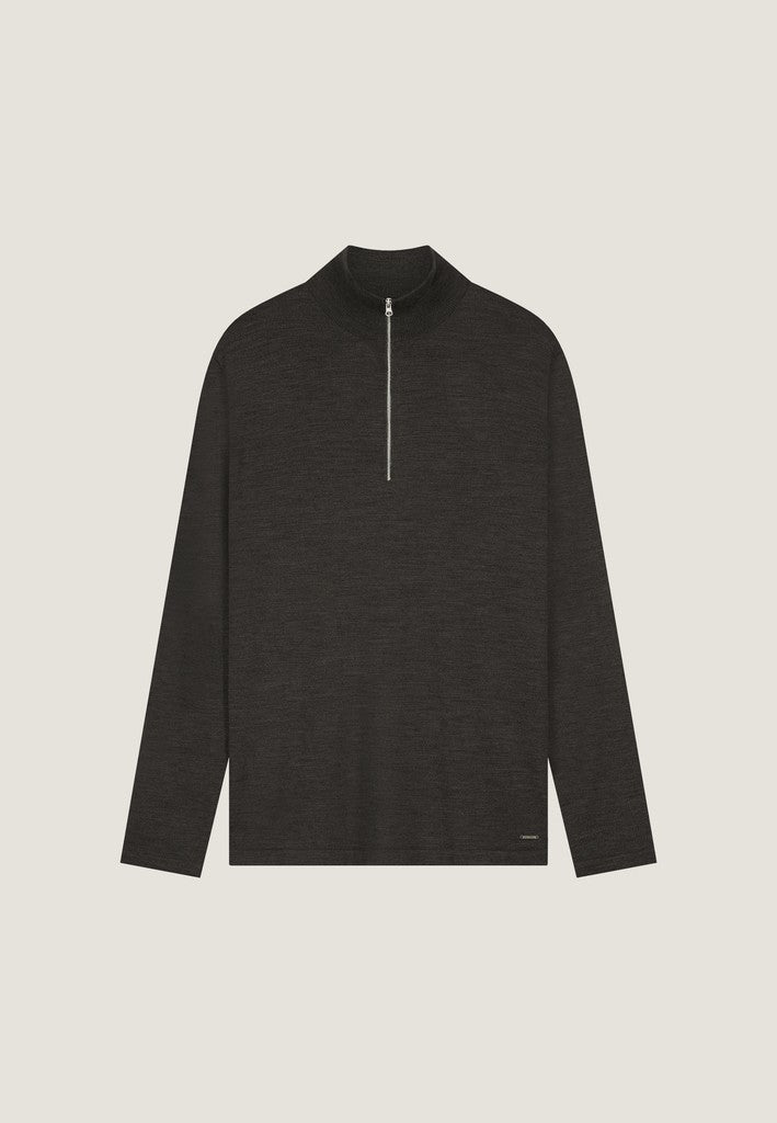 DSTREZZED Strickpullover Destin Skipper Dk. Brown Braun – Ansicht 4