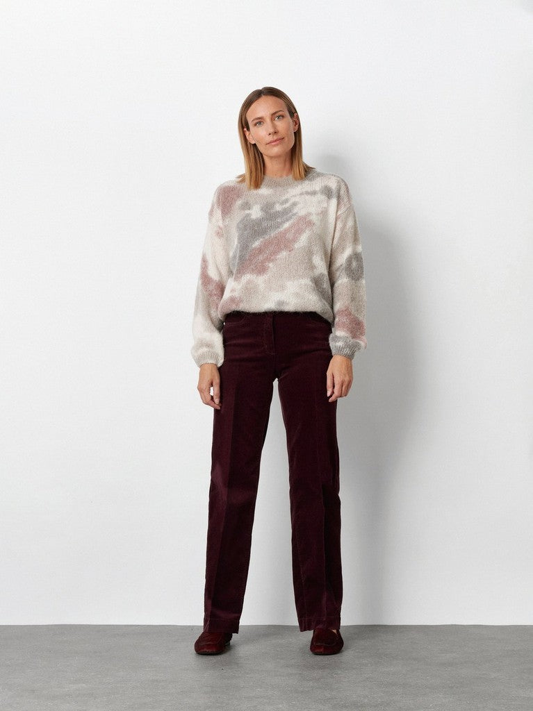Toni Hose Jenny Wide Bordeaux