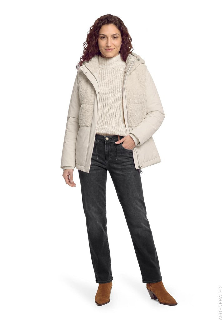 Cartoon Jacke Beige – Ansicht 3