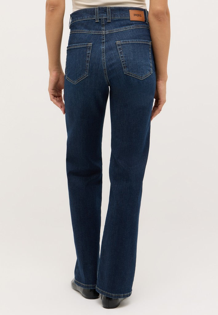 Angels Flared Jeans Lara Dark Indigo Used Navy – Ansicht 4