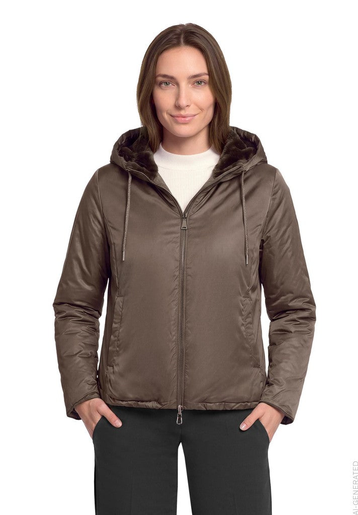 Betty Barclay Jacke PlUEsch Schwarz – Ansicht 2