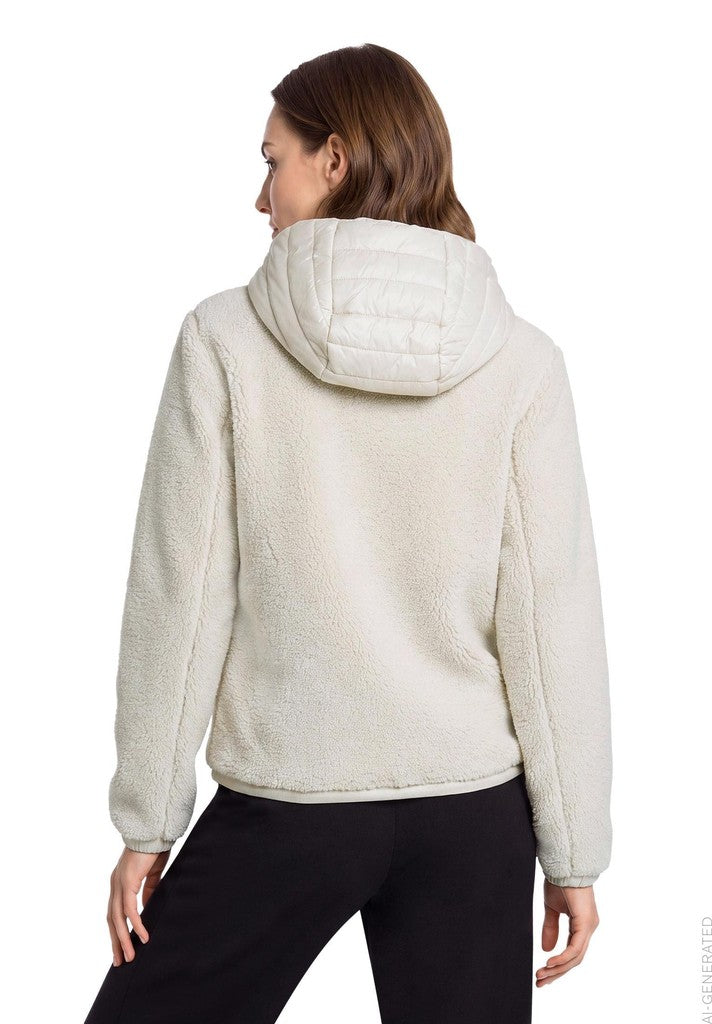 Betty Barclay Jacke PlUEsch Weiß – Ansicht 4