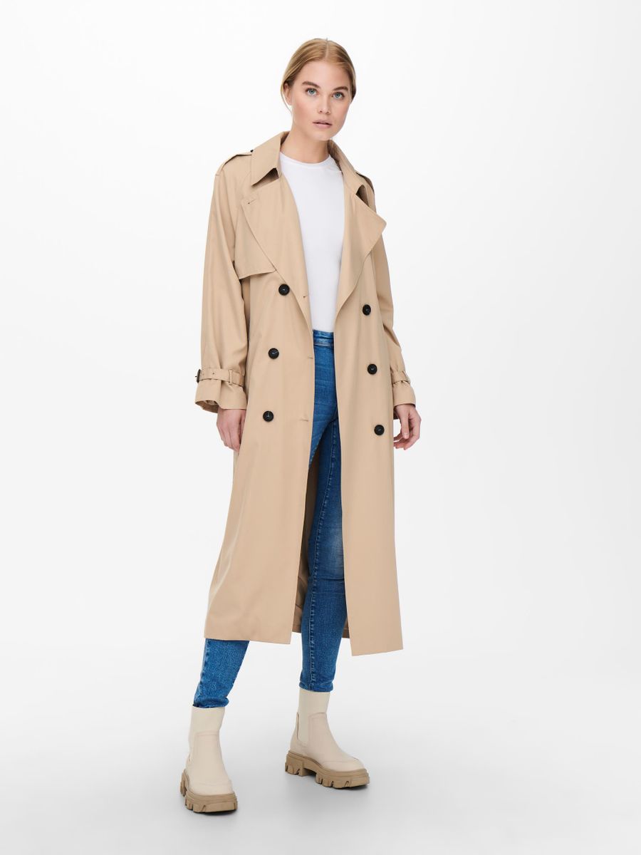 ONLCHLOE TRENCHCOAT DOUBLE B. OTW NOOS