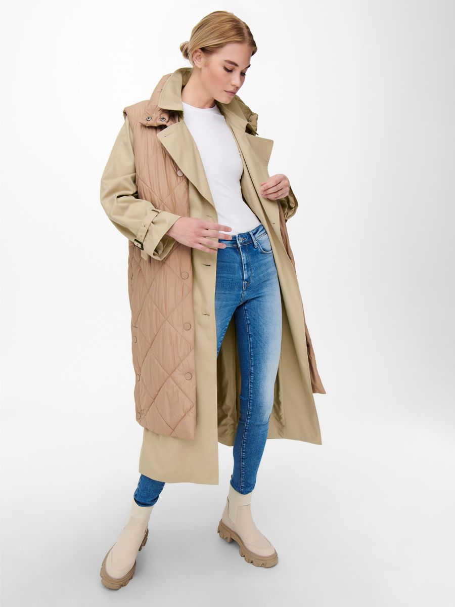 ONLCHLOE TRENCHCOAT DOUBLE B. OTW NOOS