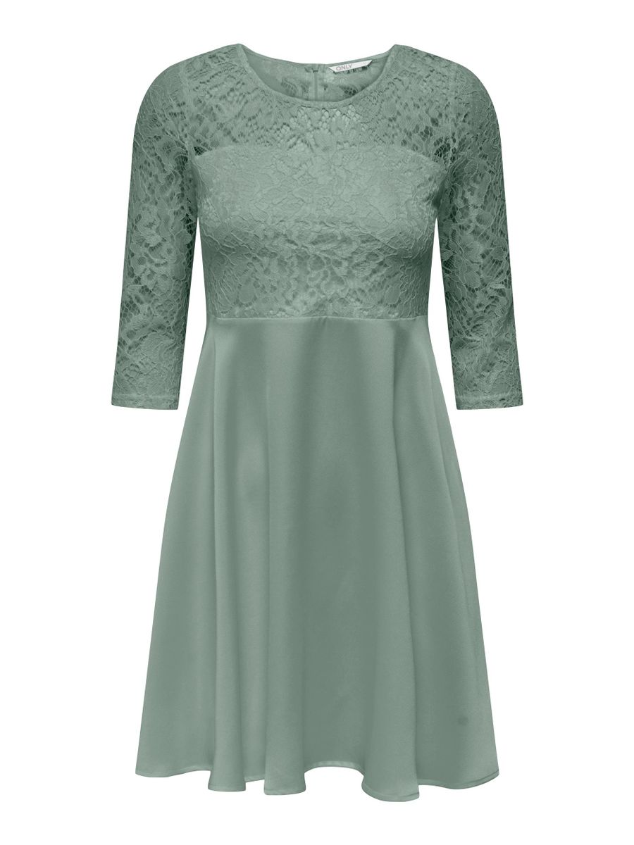 ONLLIVA 3/4 LACE MIX DRESS CS WVN