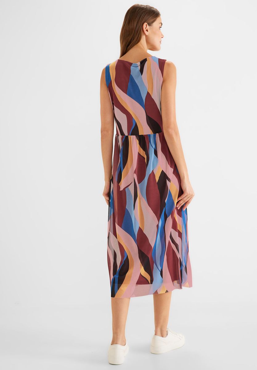 Meshkleid mit Print