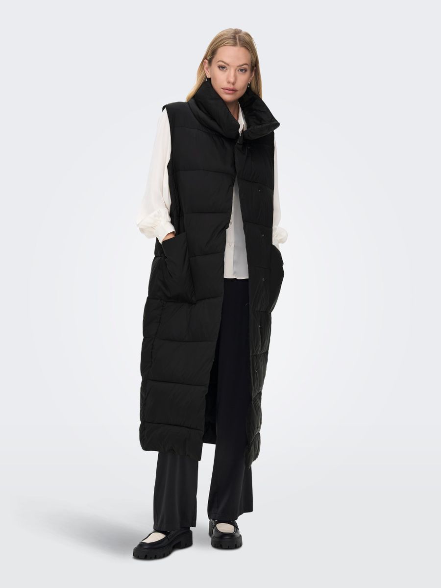 ONLHAILEY PUFFER X-LONG WAISTCOAT OTW