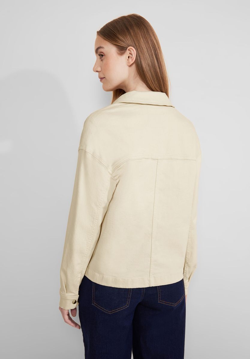 Beige Jeansjacke